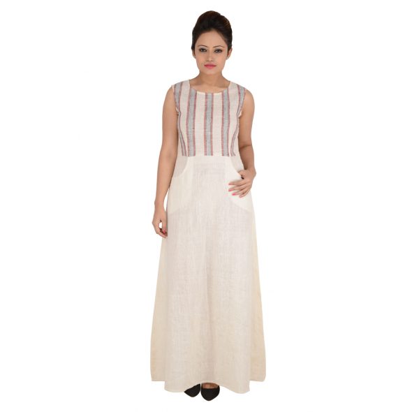 Buy 100% cotton maxi dresses online for women in India – JISORA