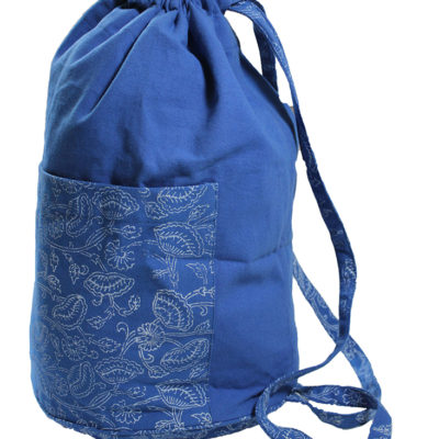 Cotton Bucket Bag Made by Women Artisan of India • Vritti Designs