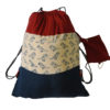 Patchwork Drawstring Bag