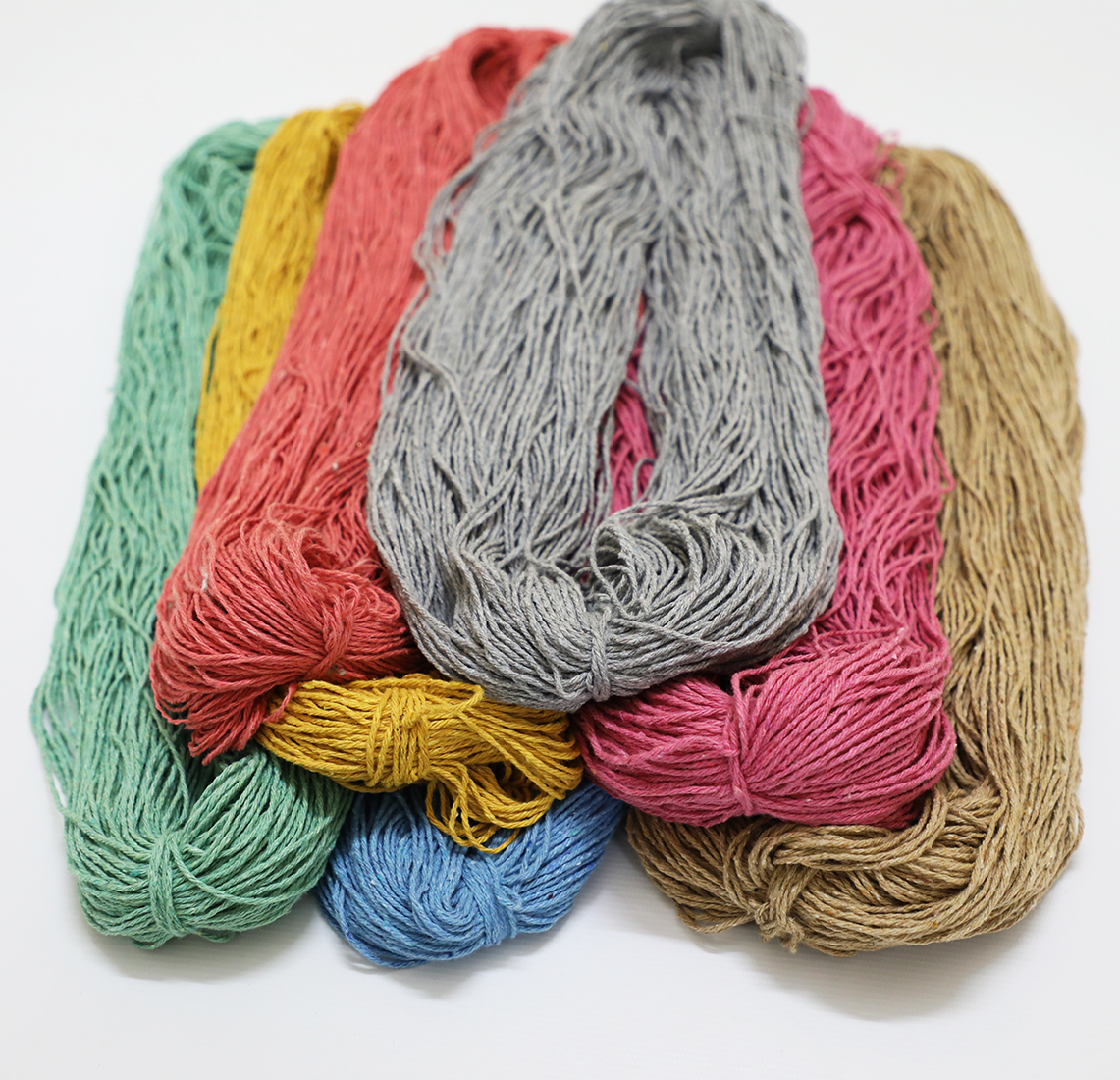 Recycled Yarn made from Post Consumer Textile Waste • Vritti Designs