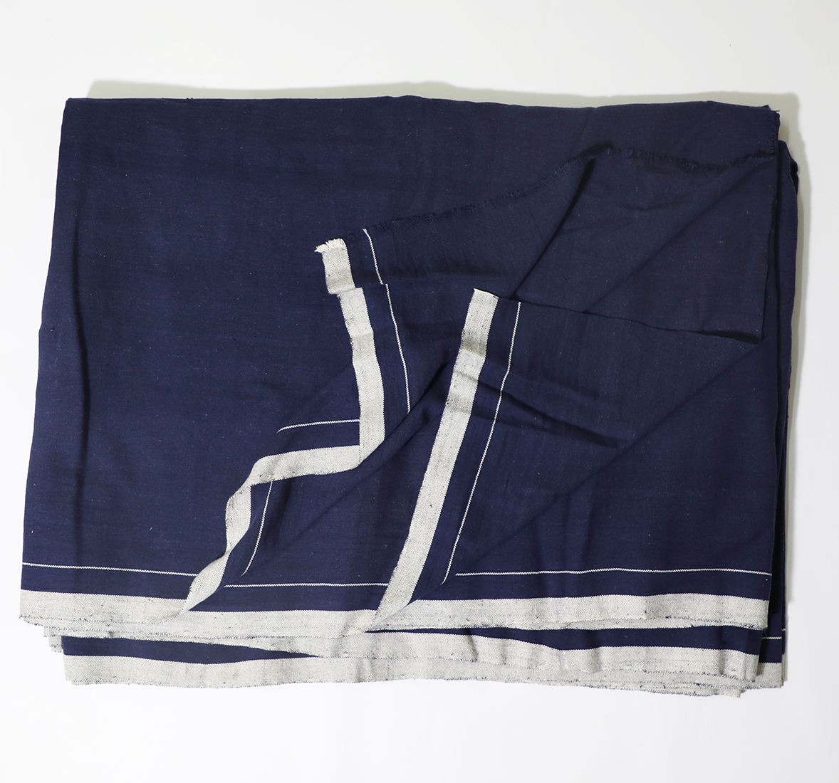 Indigo Blue Organic Cotton Fabric • Vritti Designs