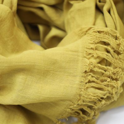 Natural dyed scarf