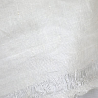 White linen fabric