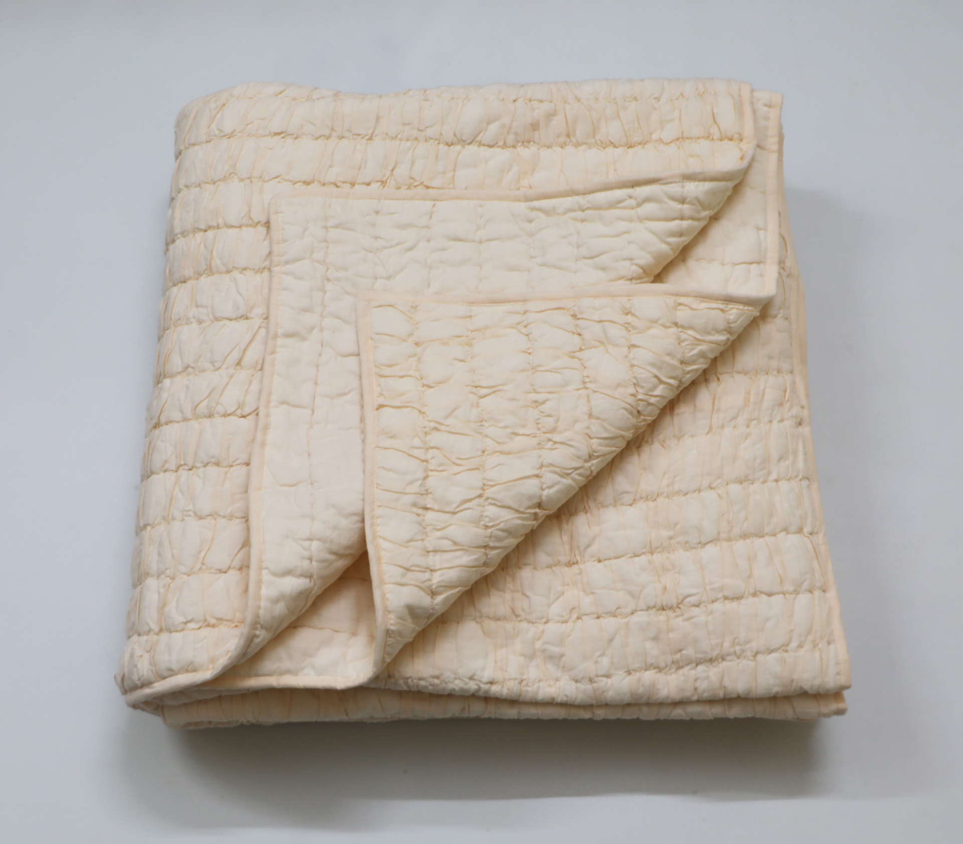 Off White Luxury Quilt Made In Indian • Vritti Designs