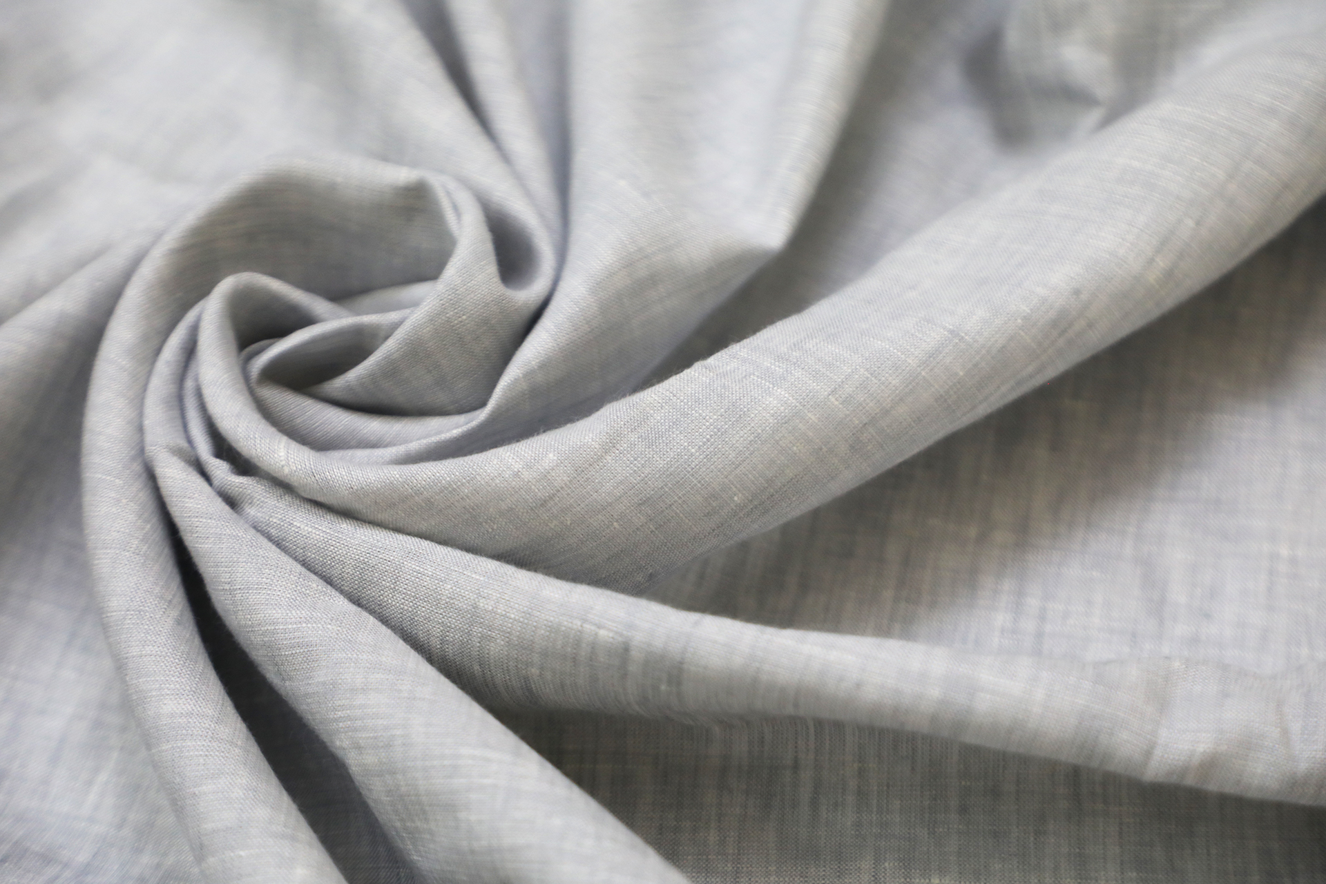 Grey Linen Fabric in Wider Width • Vritti Designs