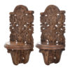 Wooden Wall Brackets Set
