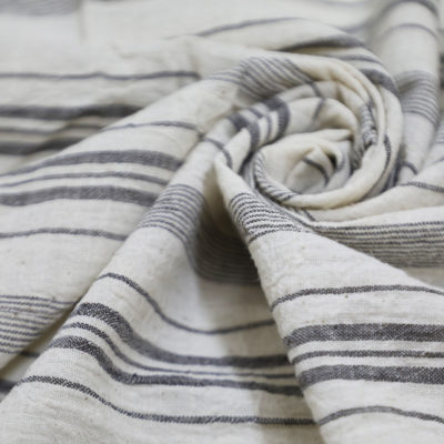 Organic Cotton Striped Fabric 