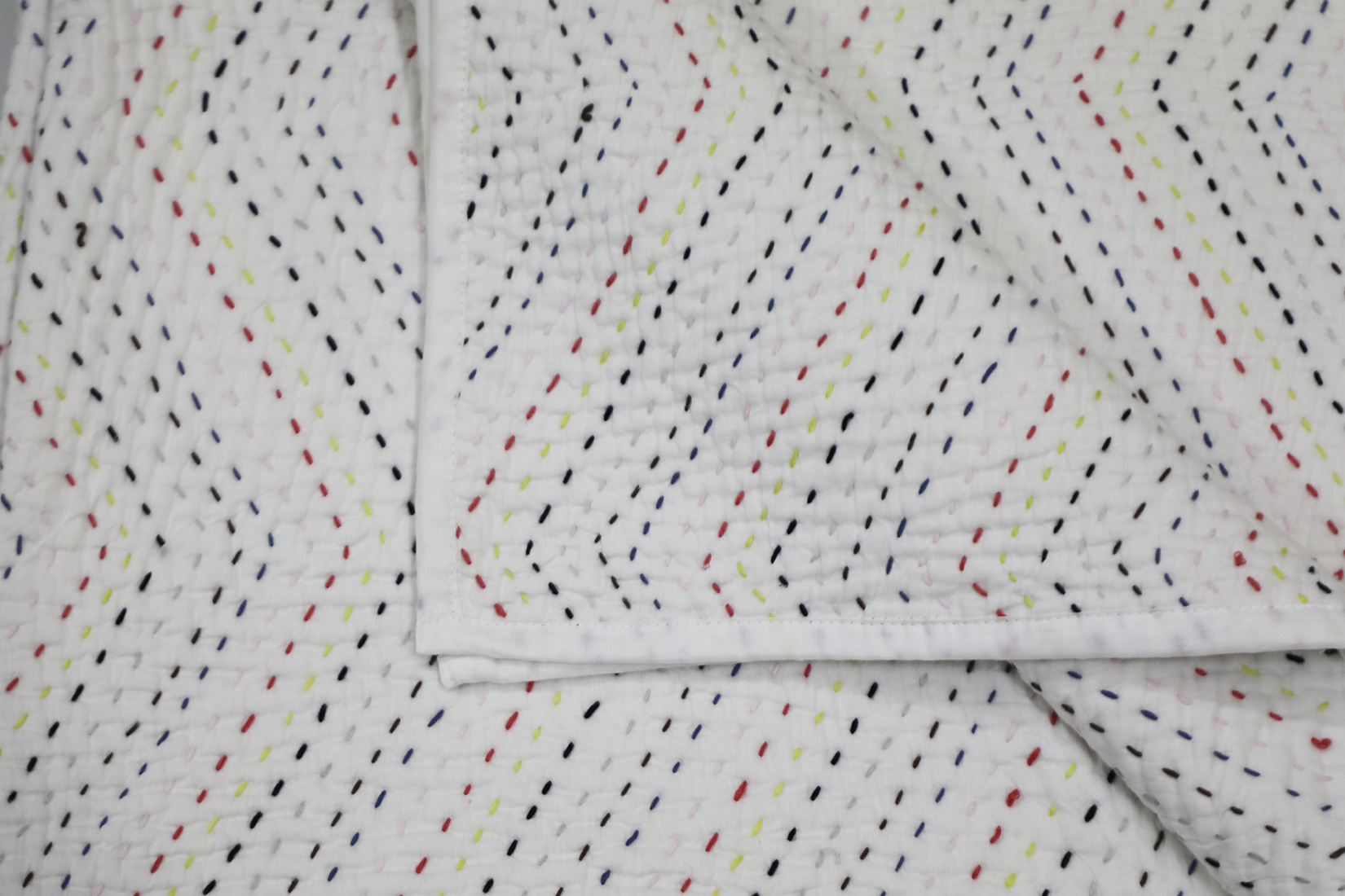 Handmade Quilt Cot Details about   Solid White Kantha Quilt Cotton Quilt Natural White Quilt 