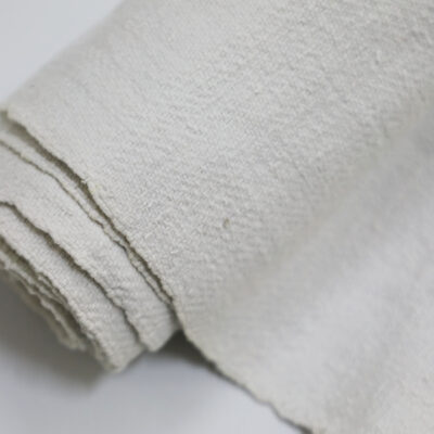 Vintage White Cotton Throw