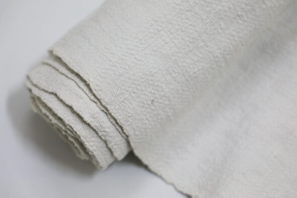 Vintage White Cotton Throw