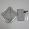 Grey Linen Napkin Set