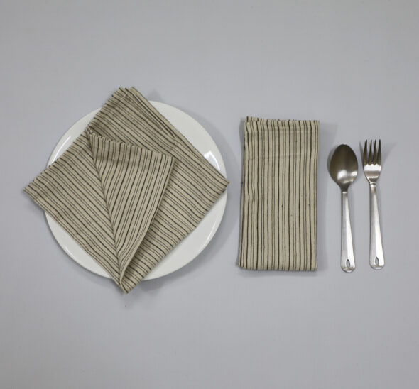 Striped Cloth Napkin Set
