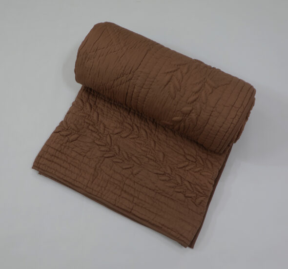 Brown Quilt in Organic Cotton