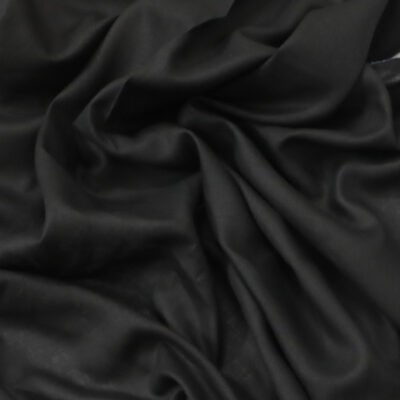 Black Linen Fabric