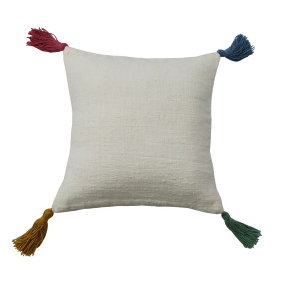 Cushion Cover With Tassels