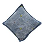 Indigo Kantha Cushion Cover