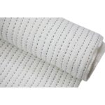 White Quilt in Grey Kantha - Image 4