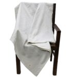 Vintage White Cotton Throw - Image 2