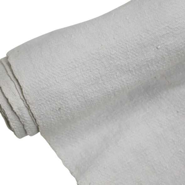 Vintage White Cotton Throw