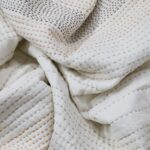 Linen Throw Blanket - Ivory Elegance - Image 2