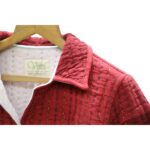 Quilted Jacket For Woman - Red - Image 4