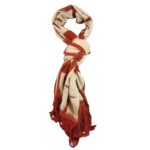 Handloom Hemp Scarf - Clamp Dyeing - Image 5