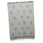 Cotton Scarves for Women  - Leaf Print - Image 3