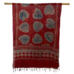 Printed Cotton Scarf - Ajrakh Print - Image 2