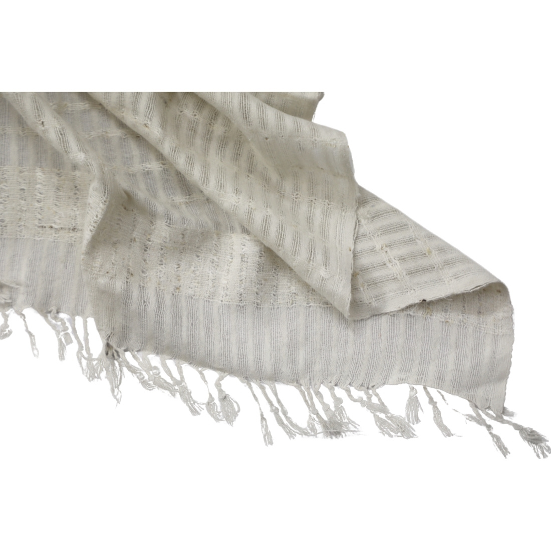 Nettle Cotton Scarf - Handloom - Image 4