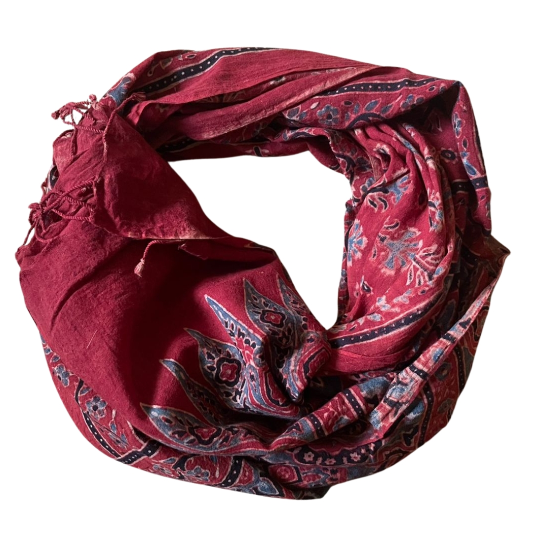 Embrace heritage with our Women Ajrakh Print Stole, featuring stunning indigo designs. Shop now and add a touch of art to your collection!