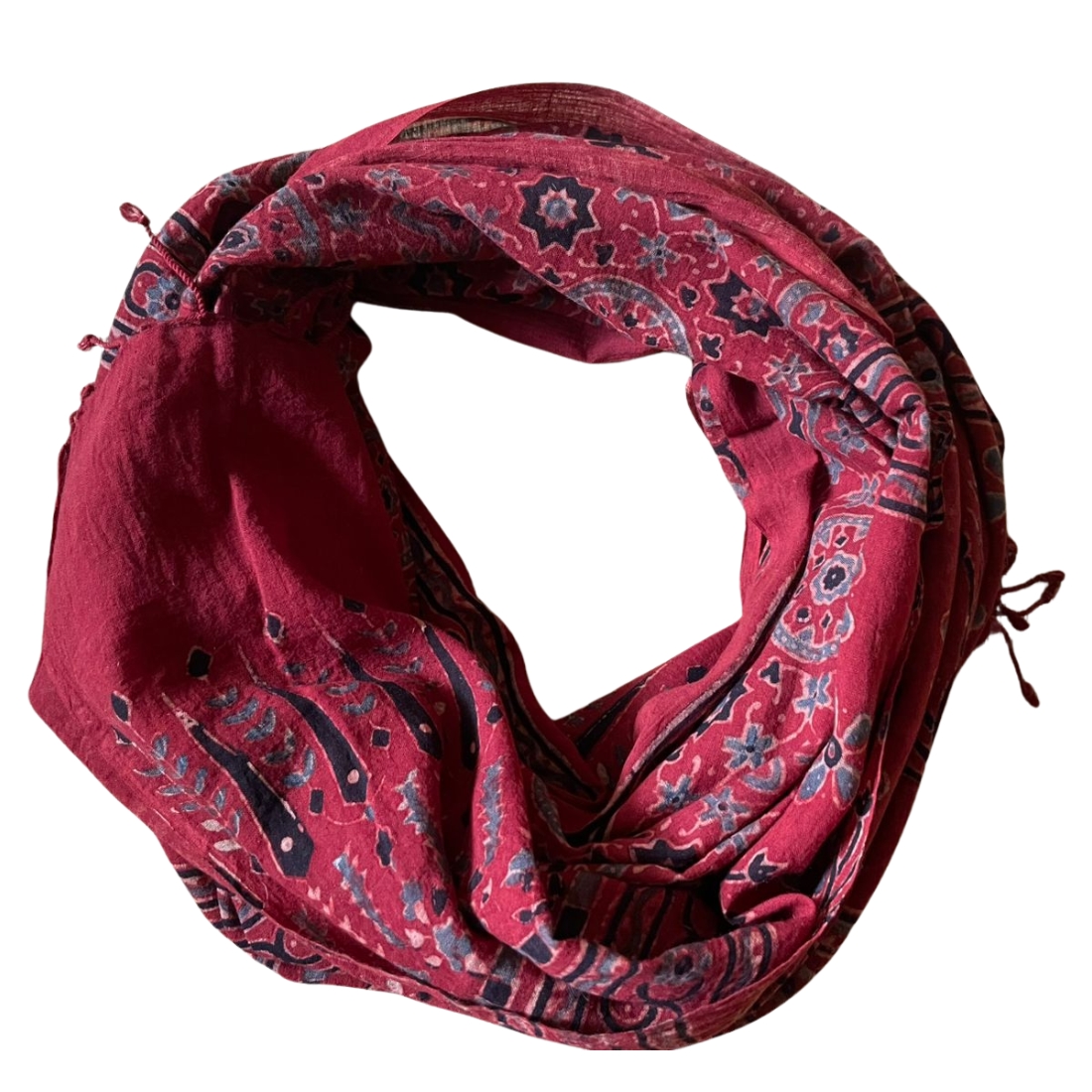 Ajrakh Print Scarf Handloom