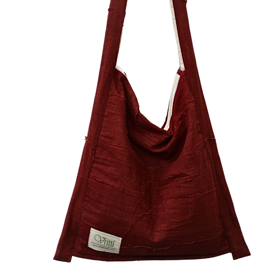 Monk Bag in Deep Red Colour - Image 2