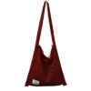 Monk Bag in Deep Red Colour