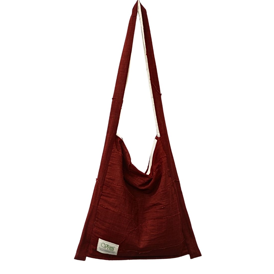 Monk Bag in Deep Red Colour