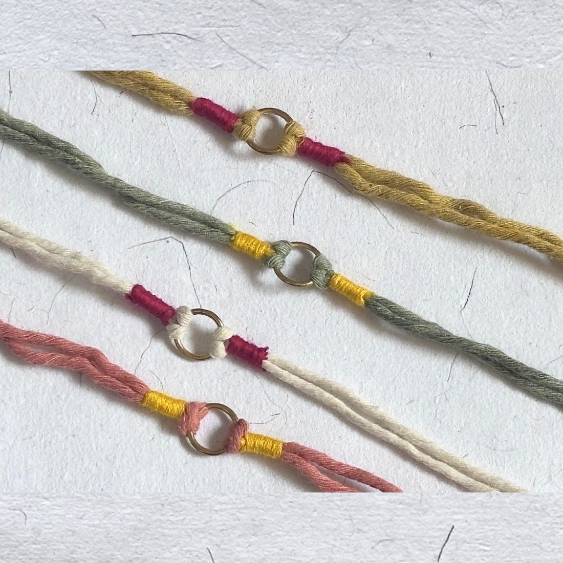 Organic Rakhi Threads Online- Set of 4