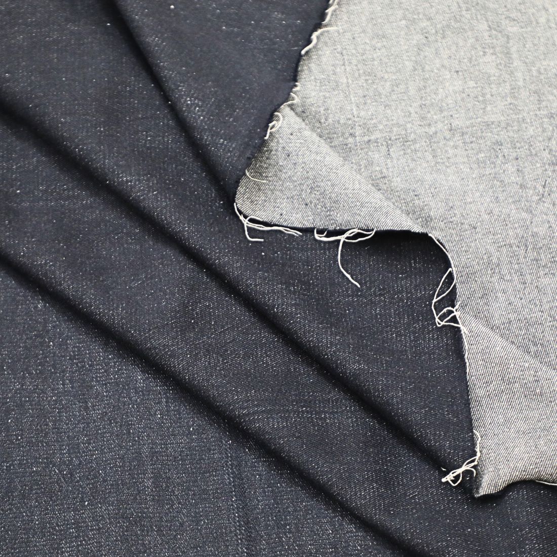 Black Denim Fabric - Handloom - 9 OZ - Image 3