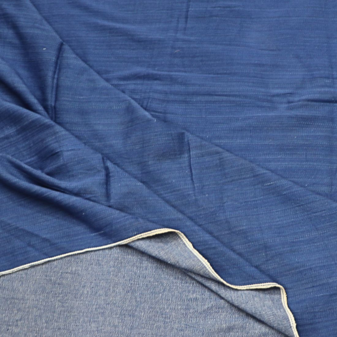 Denim Fabric Light Blue - Handloom Cotton - 9 OZ - Image 2