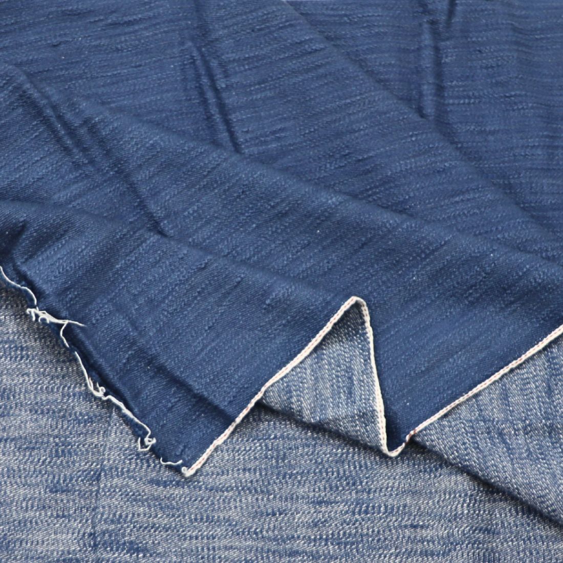 Cotton Denim Fabric - Handloom - 12 OZ