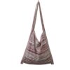 shop Jhola Bag for Women & Men in Deep Pink Colour crafted from handloom cotton. It works as reusable shopping bag for market.