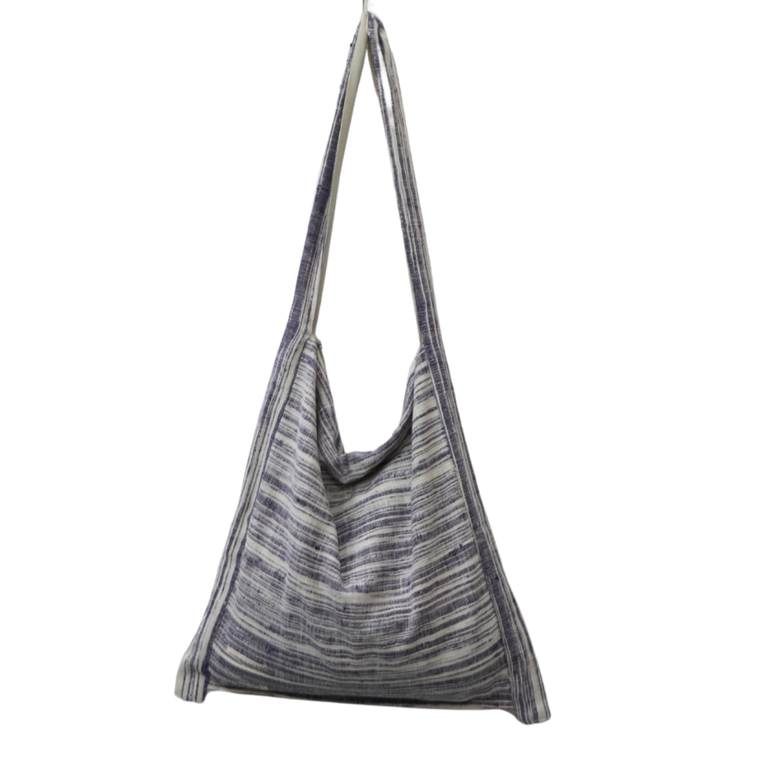 Indian Jhola Bag with Zip In Purple