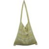 Lemon Yellow Jhola Bag in Cotton