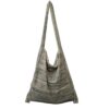 Cotton Cloth Bag in Charcoal Black