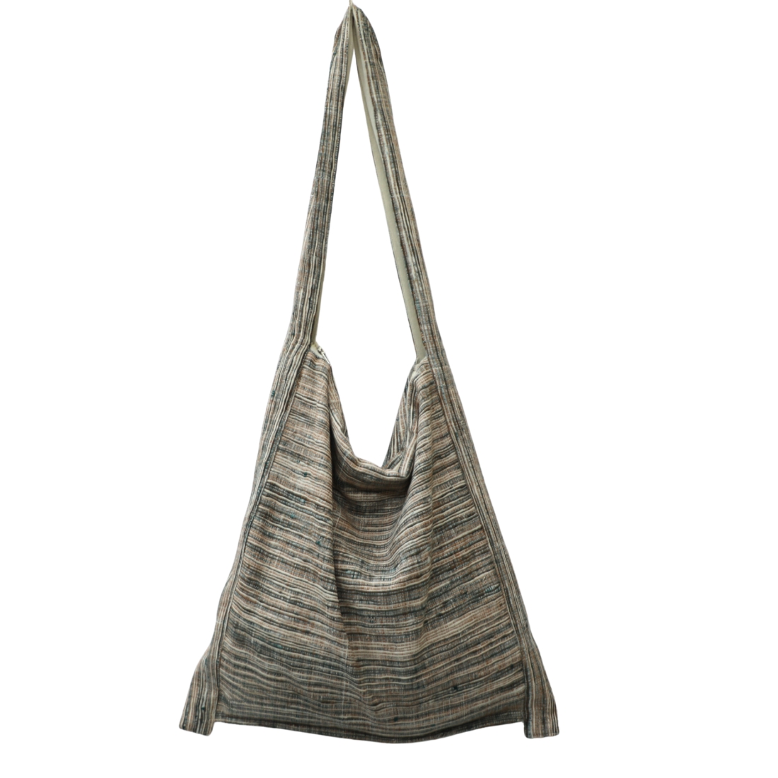 Cotton Cloth Bag in Charcoal Black