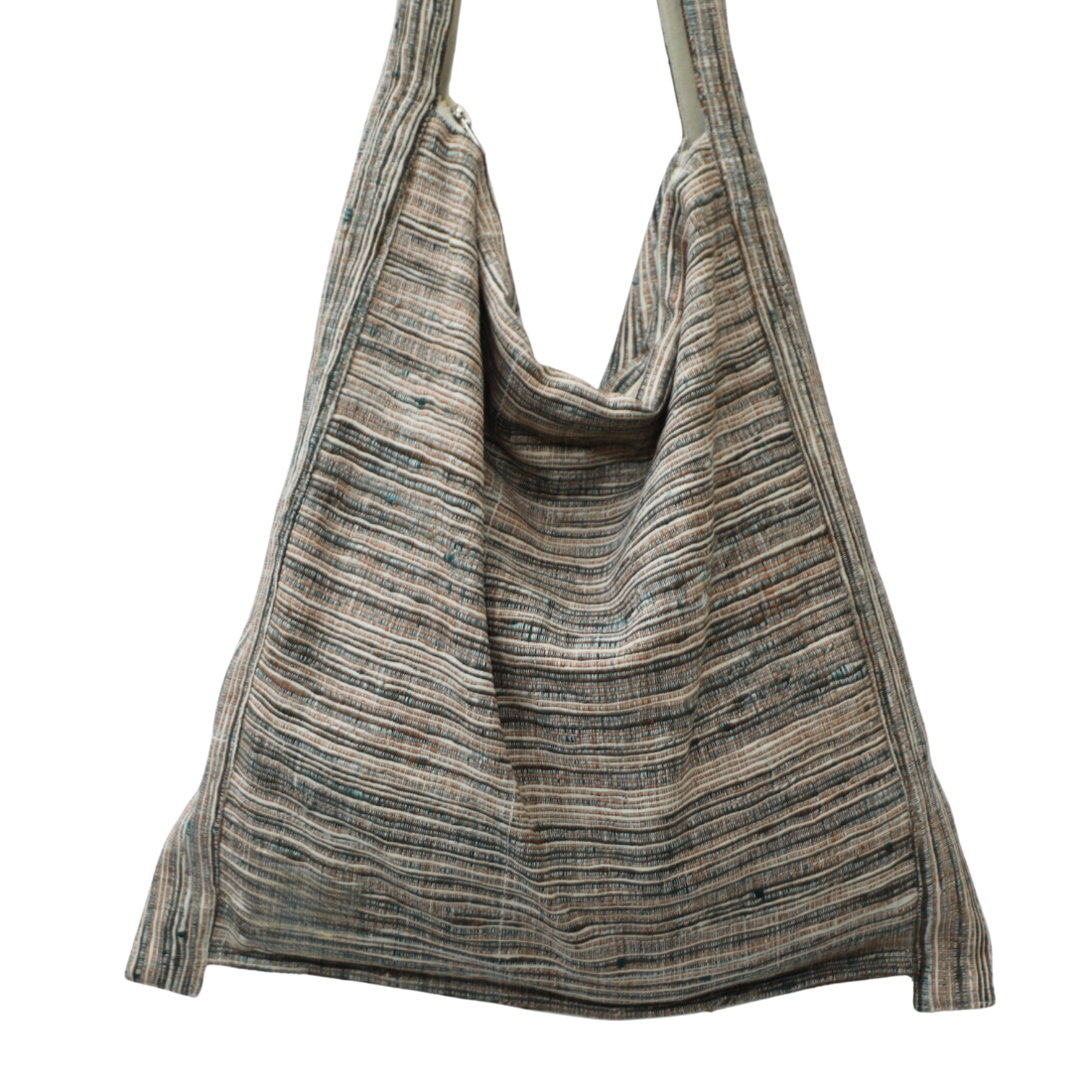 Cotton Cloth Bag in Charcoal Black - Image 2
