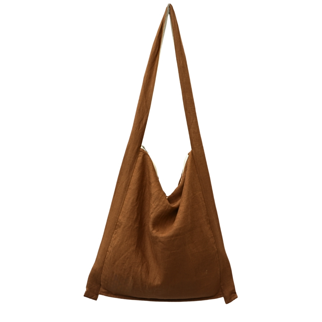 Eco-Friendly Bag with Long Strap & Secure Closure