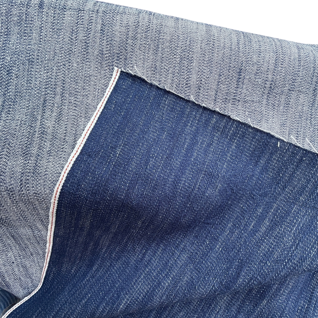 Handloom Denim Fabric 12 oz - Natural Indigo Dyed - Image 2